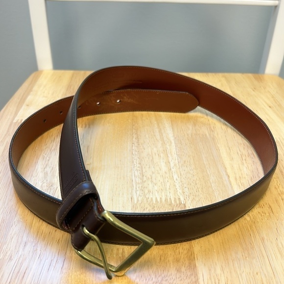 Coach Other - Coach Men’s Genuine Leather Belt with Solid Brass Buckle Logo Size 38